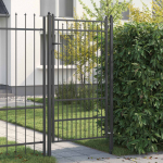 Tara aed HORST 100 x 175 cm Metall Must Lukustatav