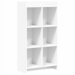 Raamatukapp Valge 59 x 30 x 111 cm Tehispuit