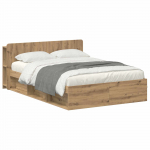 Voodiraam ladustamisega Artisan tamm 140 x 190 cm Tehispuit