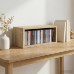 CD salvesta rack Sonoma tamm 40 x 17 x 17 cm Tehispuit