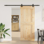 Liuguks narvik naturaalne ja must 95 x 210 cm (213,5 cm)
