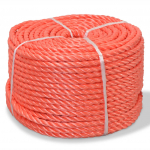 Punutud paadik&ouml;is pol&uuml;prop&uuml;leenist 14 mm, 100 m, oranž