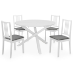 5-osaline s&ouml;&ouml;gilauakomplekt, mdf, valge