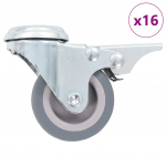 Poldiaukudega p&ouml;&ouml;ratavad m&ouml;&ouml;blirattad 16 tk, 50 mm