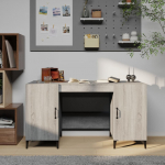 Kirjutuslaud, hall sonoma tamm, 140x50x75 cm, tehispuit