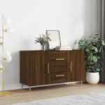 Puhvetkapp, pruun tamm, 100 x 36 x 60 cm, tehispuit
