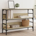 Konsoollaud, sonoma tamm, 100x32x75 cm, tehispuit