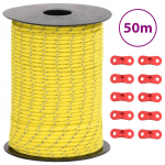 Telgi n&ouml;&ouml;r helkuri ja kinnitusaasadega, 50 m 3 mm