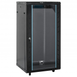 22u serverikapp, 19" ip20, must, 60 x 60 x 120 cm