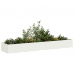 Taimekast valge 360x80x40 cm, teras