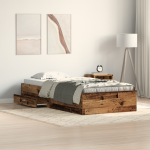 Voodi raamat 90x200 cm tehispuit