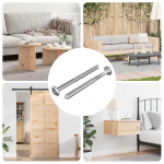 M&ouml;&ouml;blikruvid 2 tk h&otilde;bedane m6 x 85 mm teras