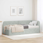 Nurga voodiraam Helehall 80 x 200 cm Samet