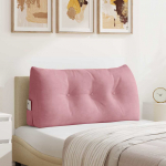Seljatugi padi roosa 100 x 24 x 50 cm samet