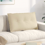 Seljatugi padi cream 80 x 19 x 50 cm kangas