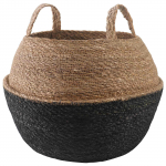 K&auml;siga taimepott Must &Oslash; 45 x 36 cm 100% Mererohi
