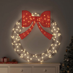 K&uuml;&uuml;nlap&auml;rg koos 150 led-iga soe valge 121 x 121 x 10 cm pet