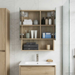 Vannitoa peeglikapp Sonoma tamm 50 x 14,5 x 70 cm Tehispuit