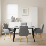 S&ouml;&ouml;gitoa Toolid 4 pcs kangas Helehall 60 x 56 x 96 cm
