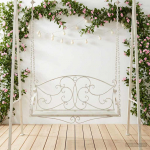 Kiikpink Teras 110 x 52,5 x 47 cm Antikvalge