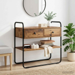 Konsoollaud Vana puit 100 x 40 x 75 cm Tehispuit