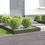 Murupiire 4 tk 100 x 100 x 20 cm Teras Oliiviroheline