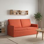 2-kohaline diivan Punane oranž 150 x 81 x 82 cm Korter kangas