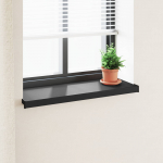 Akna aluskate Musta puidu mustriga 60 x 35 x 4,5 cm PVC