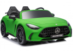 Mercedes GT63 AMG 24V LCD Laste Elektriauto, Matte Roheline