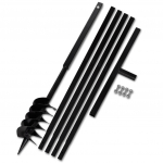 Terasest 120 mm maapuur k&auml;epidemega koos 5 m pikendustoruga