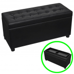 Hoiutumba, kunstnahast, must