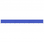 Tuulekaitse sein 9 paneelist kangas 1200 x 160 cm taevasinine