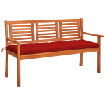 3-kohaline aiapink padjaga, 150 cm, eukal&uuml;ptipuit
