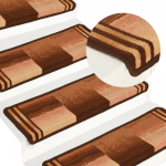 Isekleepuv trepivaip, 15 tk, 65x21x4 cm, pruun