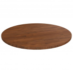 &Uuml;mmargune lauaplaat, tumepruun, &oslash;50x1,5 cm, t&ouml;&ouml;deldud tammepuit