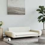 KOERAVOODI, KREEMJAS, 100 X 54 X 33 CM, SAMET