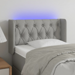LED-voodipeats, helehall, 83x16x78/88 cm, kangas