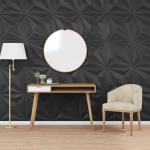 Seinapaneelid 48 tk, must, 50 x 50 cm, xps 12 m&sup2;, t&auml;ht