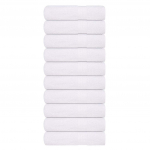 Saunalinad 10 tk, valge, 100x150 cm, 360 gsm, 100% puuvill