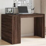 Kontorilaud, pruun tamm, 123,5x73,5x75 cm, tehispuit