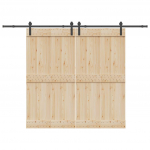 Liugukse tarvikute komplekt 305 cm terasest, must