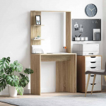 Laud riiuliga sonoma tamm 78,5 x 37 x 154,5 cm tehispuit