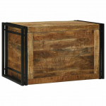 Hoiukast 80 x 50 x 50 cm karbonaalne mango puit