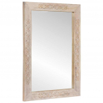 Vannitoa peegel peegliga valge 70 x 50 x 2,5 cm