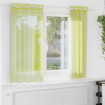 VOILE KARDINAD KOOS R&Otilde;NGASTEGA 2 TK APPLE GREEN 140X175 CM