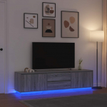 LED-TULEDEGA TELERIKAPP, HALL SONOMA TAMM, 193,5X41X50 CM