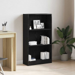 Raamaturiiul must tamm 60 x 24 x 109 cm t&ouml;&ouml;deldud puit
