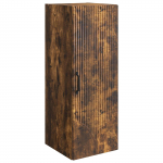 Seinale kinnitatav kapp Suitsutatud tamm 33 x 34,5 x 90 cm