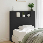 Peats LED-ribatuledega Must 100 x 16,5 x 103,5 cm Tehispuit