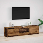 LED-iga TV kapp Vana puit 165 x 34 x 40 cm T&ouml;&ouml;deldud puit